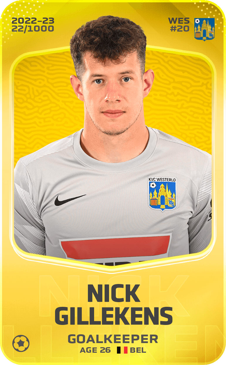 Nick Gillekens 2022-23 • Limited 22/1000
