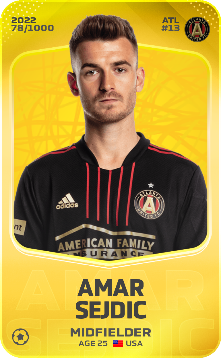 Sorare - Sorare Official - Amar Sejdic 2022-23 • Limited 78/1000 - NFT # 22079494412330674935183941363361954138040089076283494712395073828915719270724