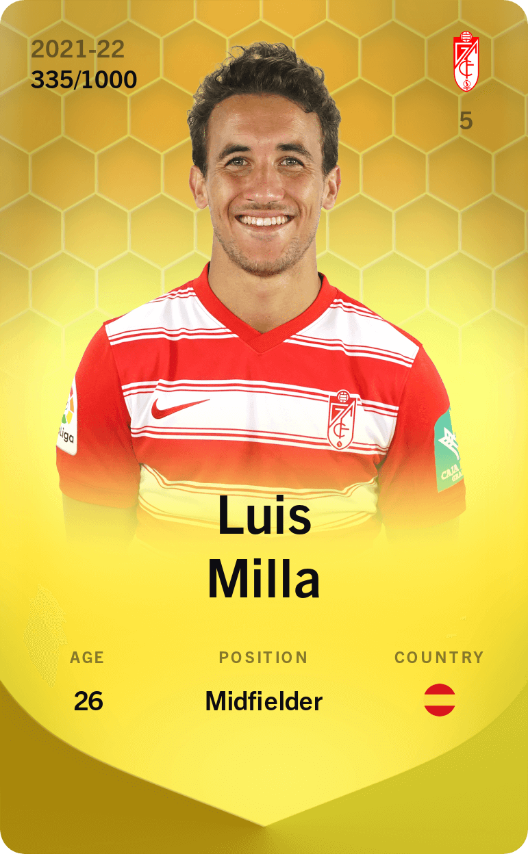Luis Milla 2021-22 • Limited 335/1000