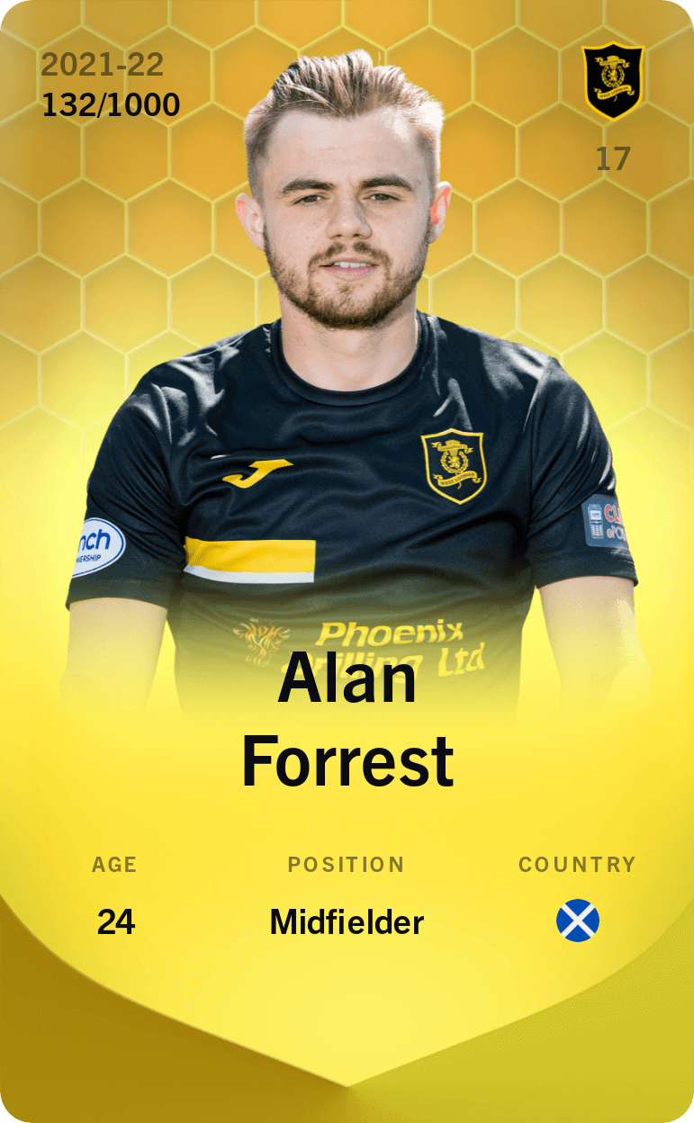 Alan Forrest 2021-22 • Limited 132/1000