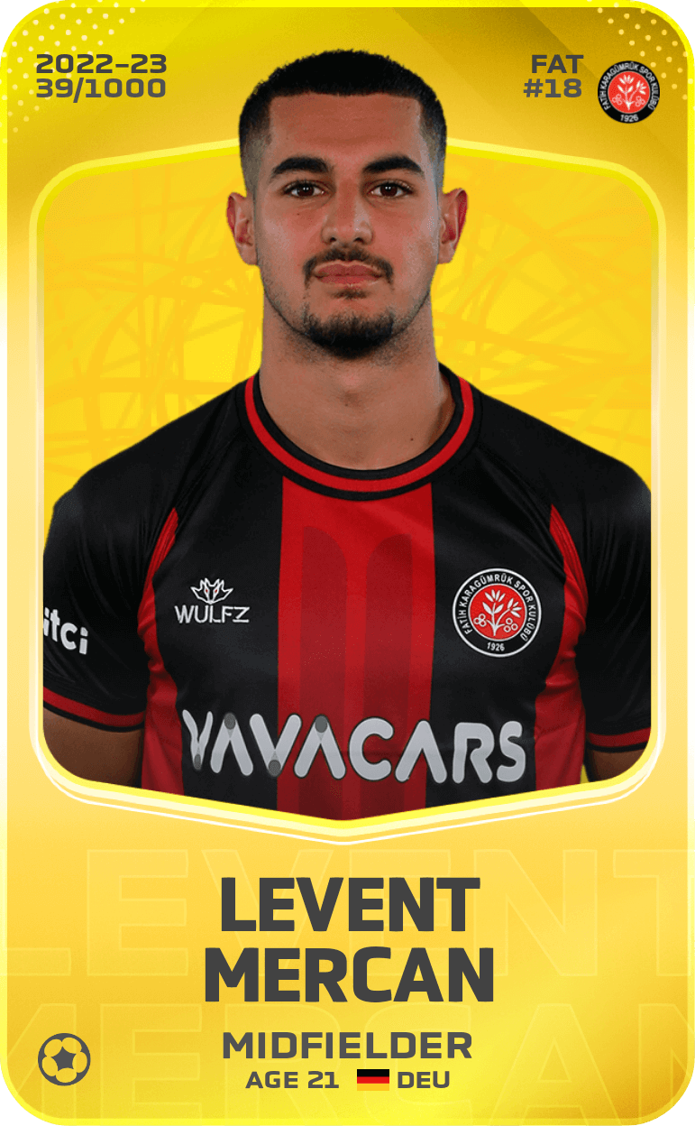 Levent Mercan 2022-23 • Limited 39/1000
