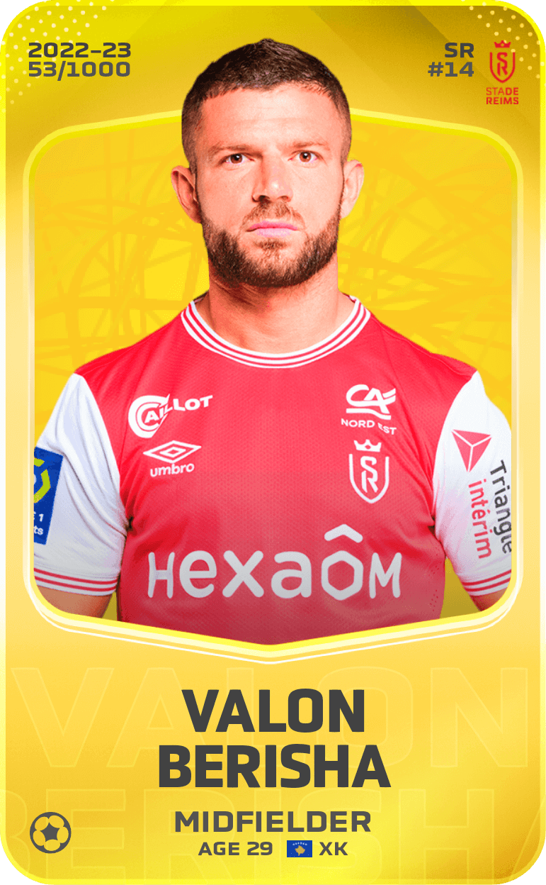 Valon Berisha 2022-23 • Limited 53/1000