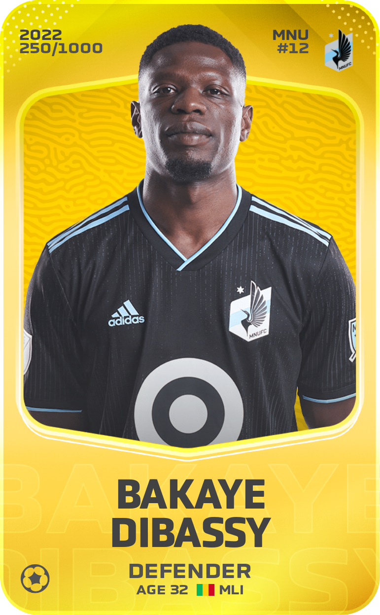 Sorare - Sorare Official - Bakaye Dibassy 2022-23 • Limited 250/1000 - NFT # 20879410889049194077912509684635119981986535426794441909226303186502984886292