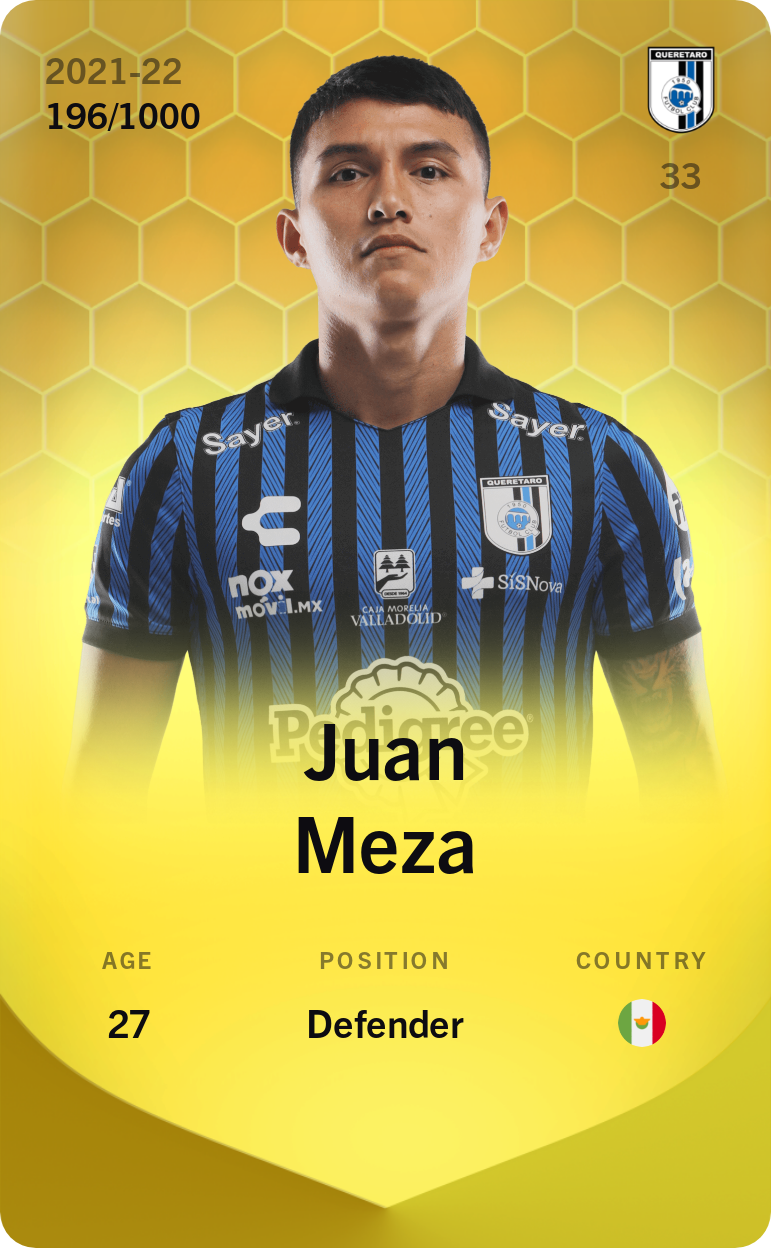 Juan Meza 2021-22 • Limited 196/1000