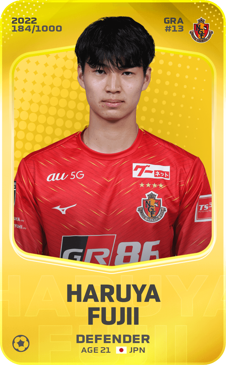 Haruya Fujii 2022-23 • Limited 184/1000