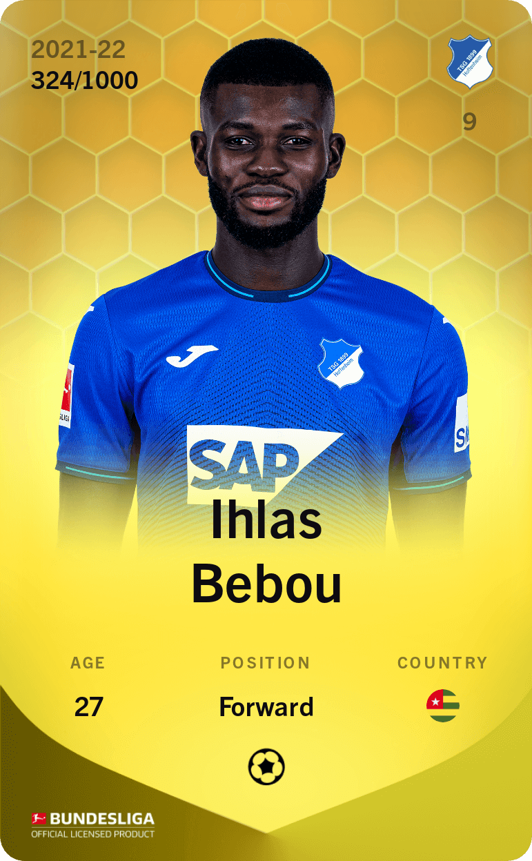 Ihlas Bebou 2021-22 • Limited 324/1000