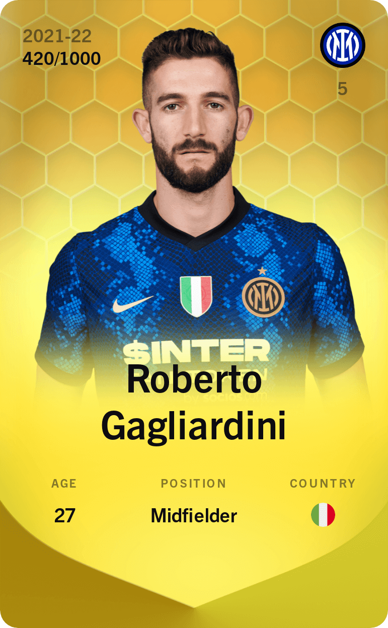 Roberto Gagliardini 2021-22 • Limited 420/1000