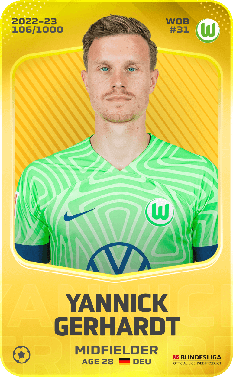 Yannick Gerhardt 2022-23 • Limited 106/1000
