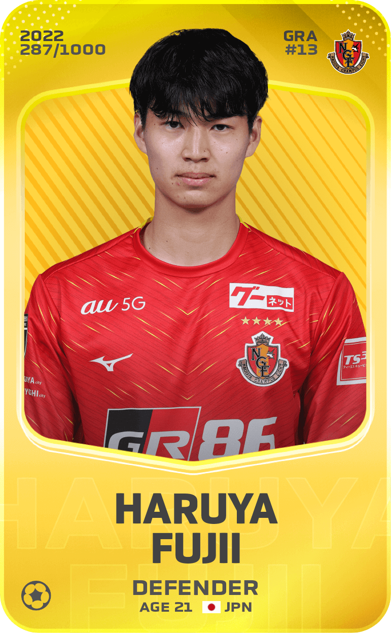 Haruya Fujii 2022-23 • Limited 287/1000