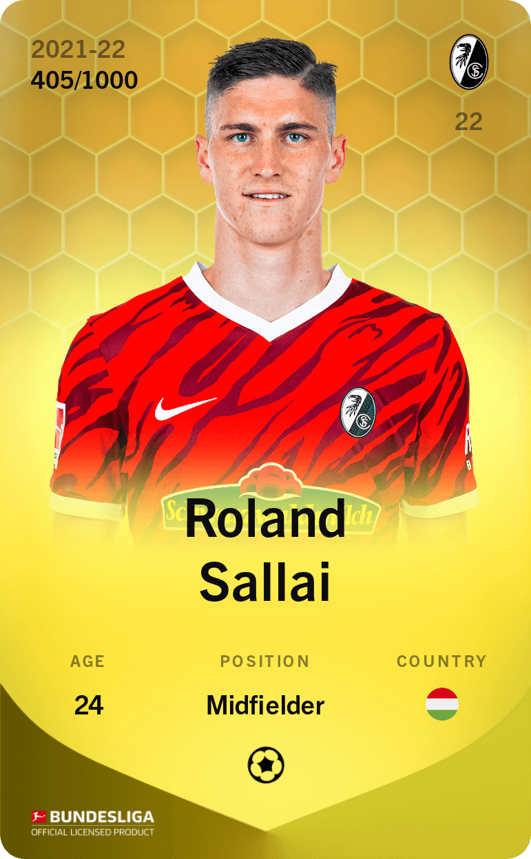Roland Sallai 2021-22 • Limited 405/1000