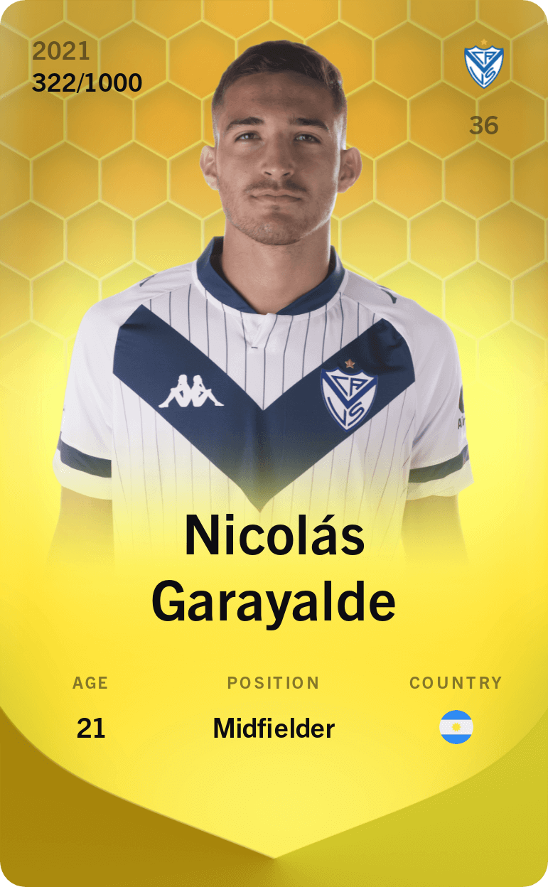 Nicolás Garayalde 2021-22 • Limited 322/1000