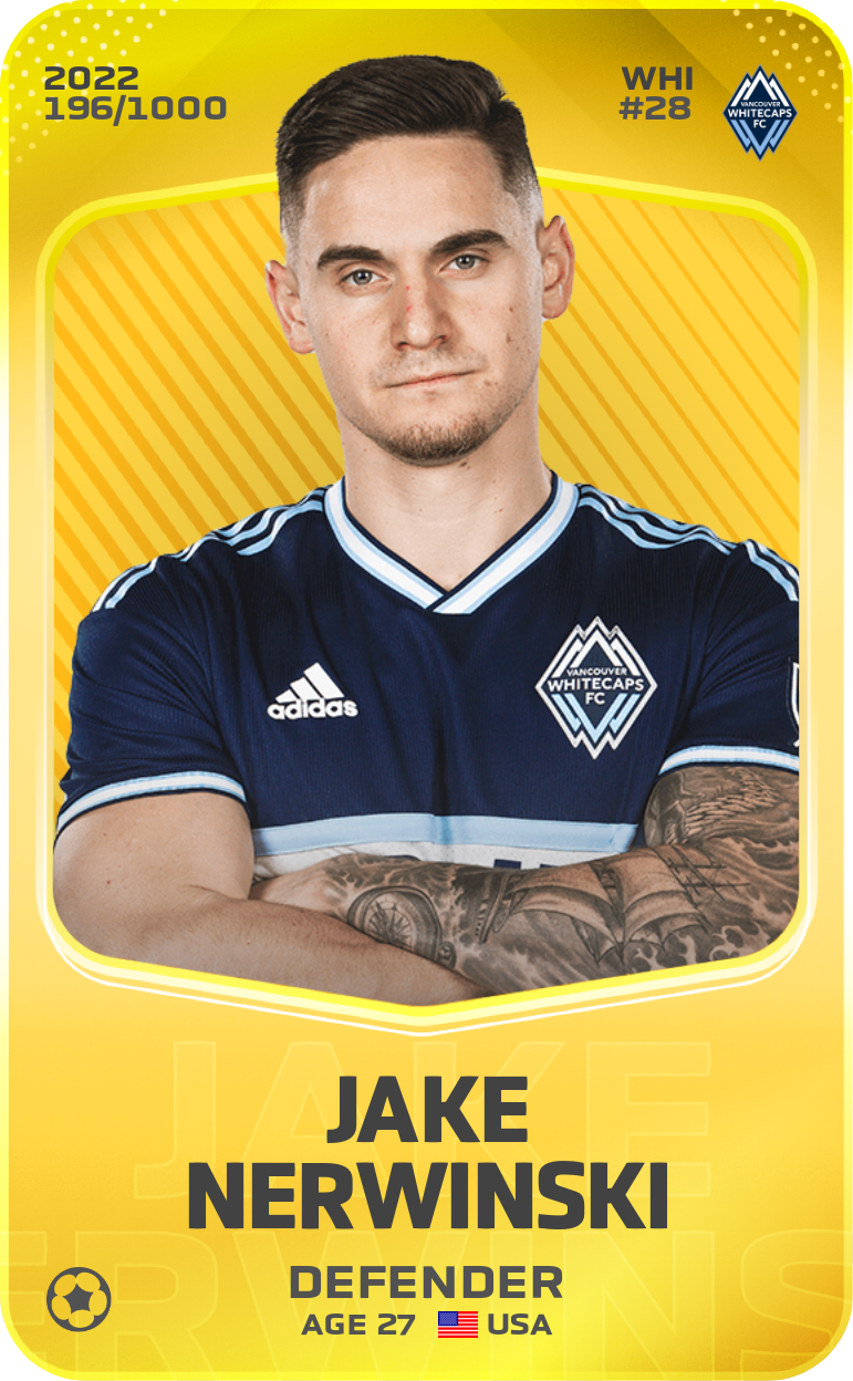 Sorare - Sorare Official - Jake Nerwinski 2022-23 • Limited 196/1000 - NFT # 19976233499074318197564513702642618797726189462706124392598761443456555642651