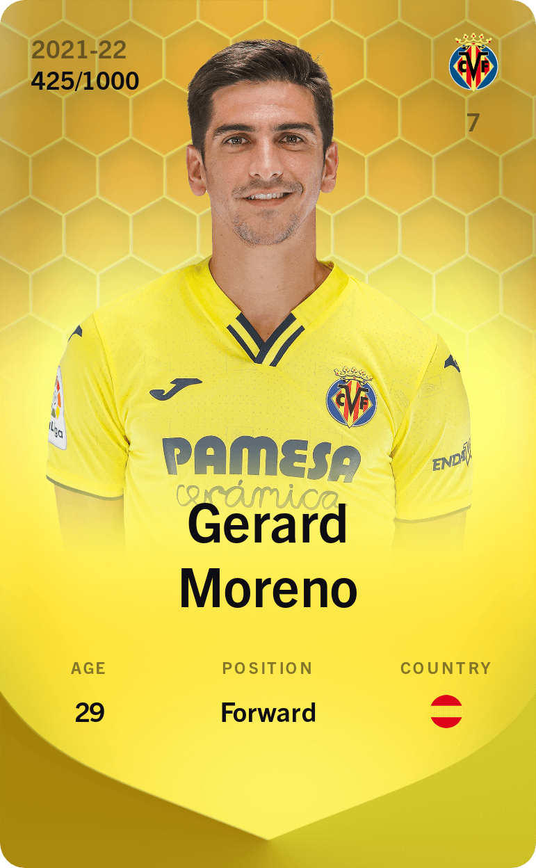 Gerard Moreno 2021-22 • Limited 425/1000