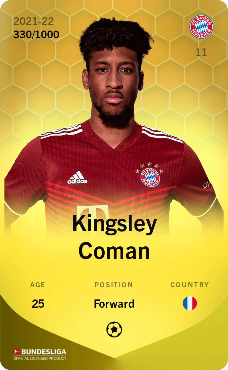 Kingsley Coman 2021-22 • Limited 330/1000