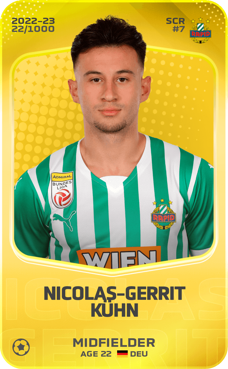Nicolas-Gerrit Kühn 2022-23 • Limited 22/1000