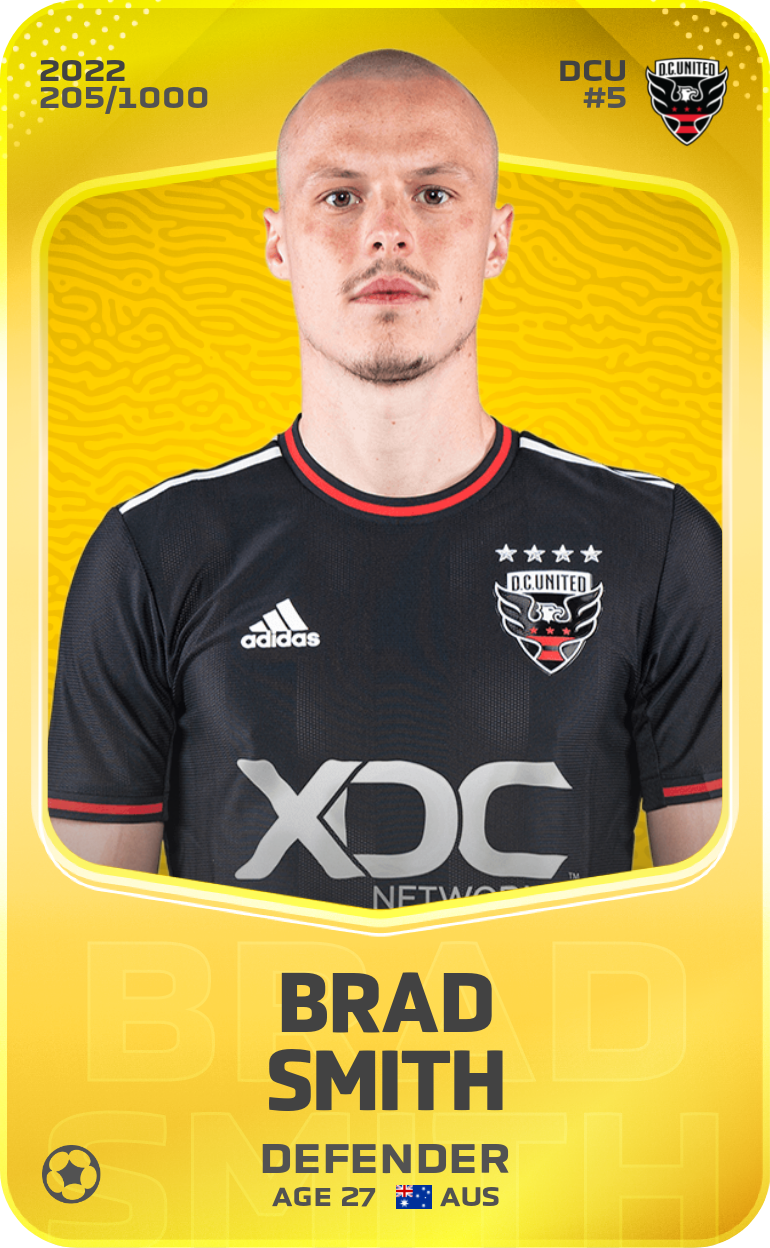 Sorare - Sorare Official - Brad Smith 2022-23 • Limited 205/1000 - NFT # 66405914058071837957557753157230346757020561842741852788524067945737951637209