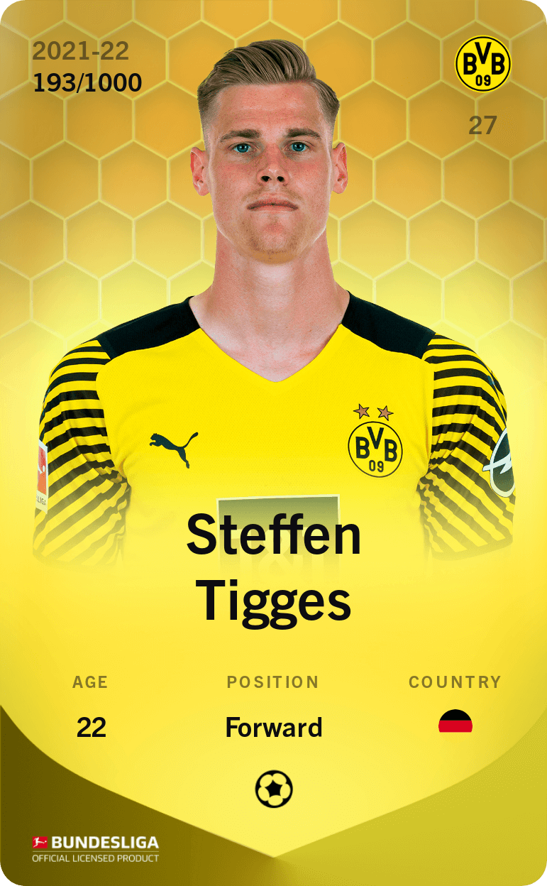 Steffen Tigges 2021-22 • Limited 193/1000