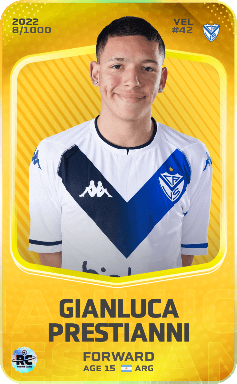 Gianluca Prestianni 2022-23 • Limited 8/1000