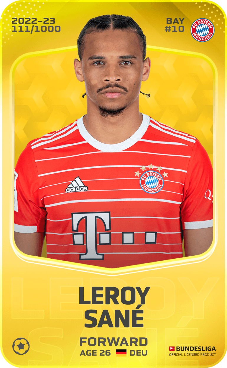 Leroy Sané 2022-23 • Limited 111/1000