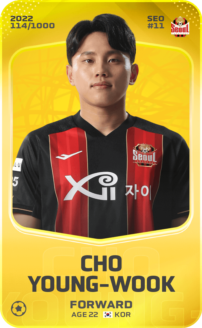 Cho Young-Wook 2022-23 • Limited 114/1000