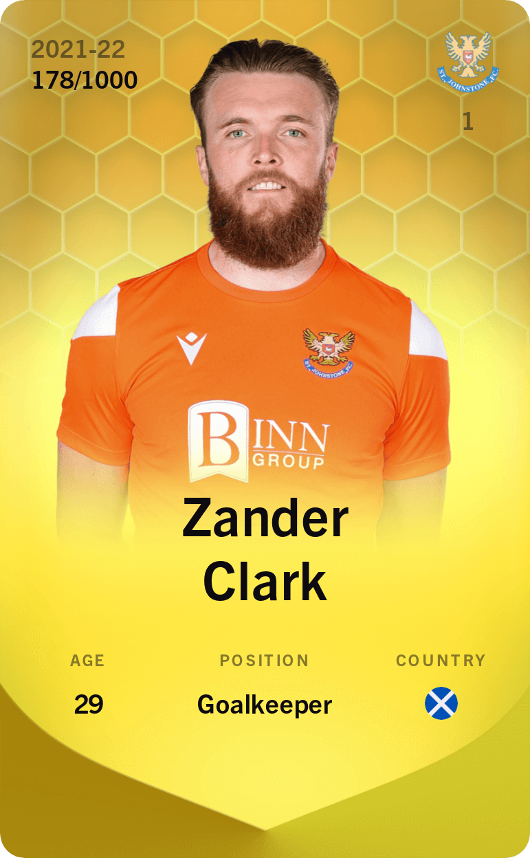 Zander Clark 2021-22 • Limited 178/1000