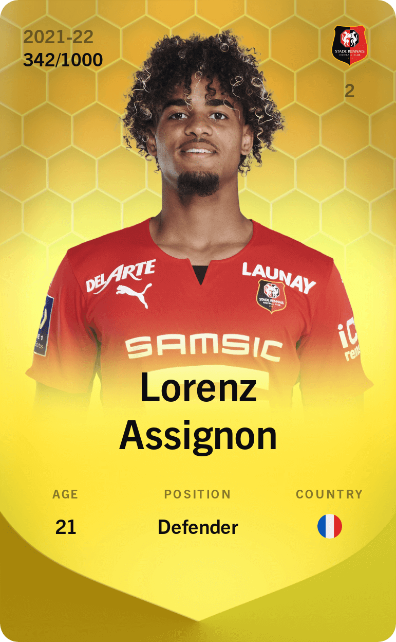 Lorenz Assignon 2021-22 • Limited 342/1000