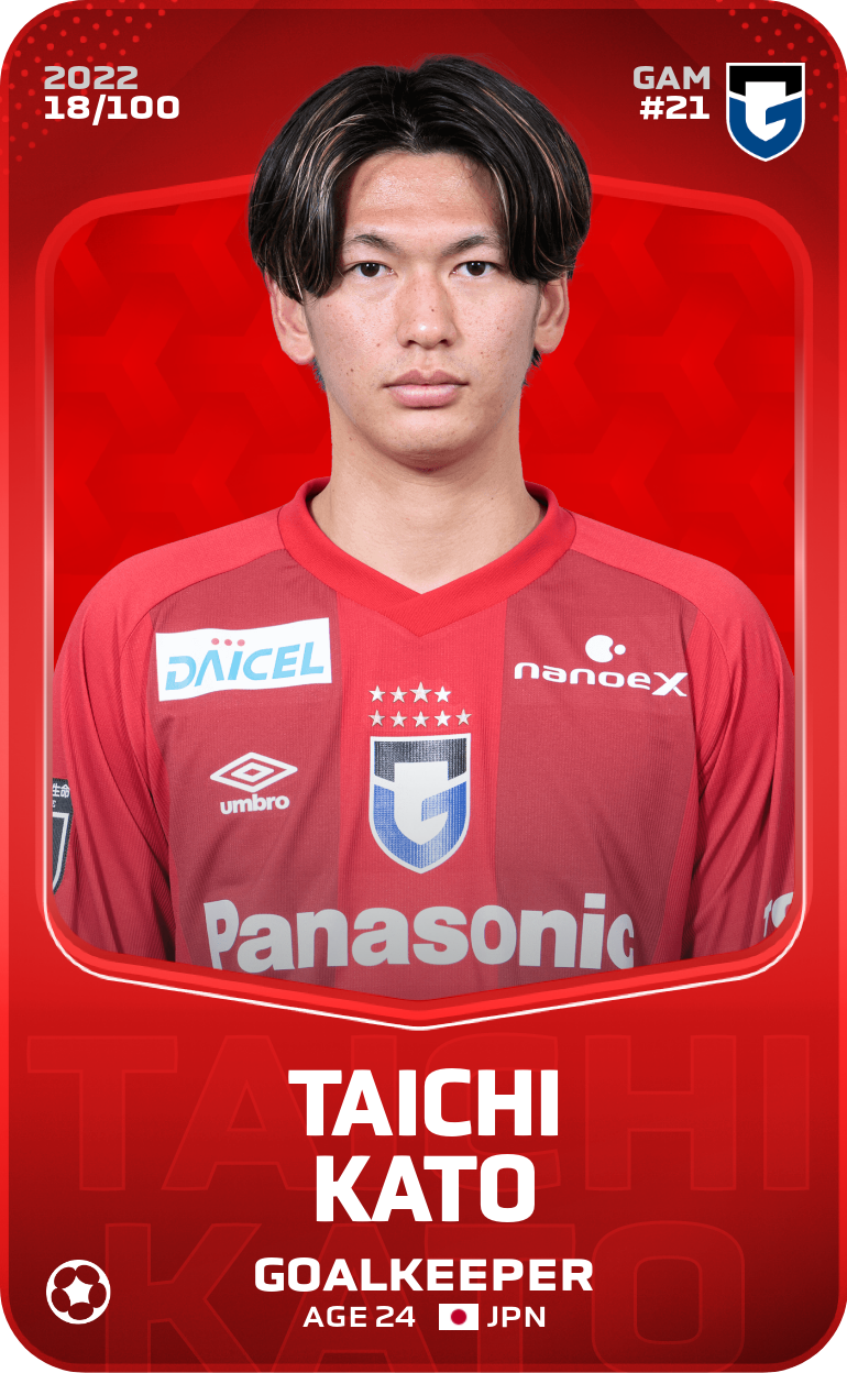 Sorare - Sorare Official - Taichi Kato 2022-23 • Rare 18/100 - NFT # 81132303424985857124813167704316973672386374966476557121938851716393278693040