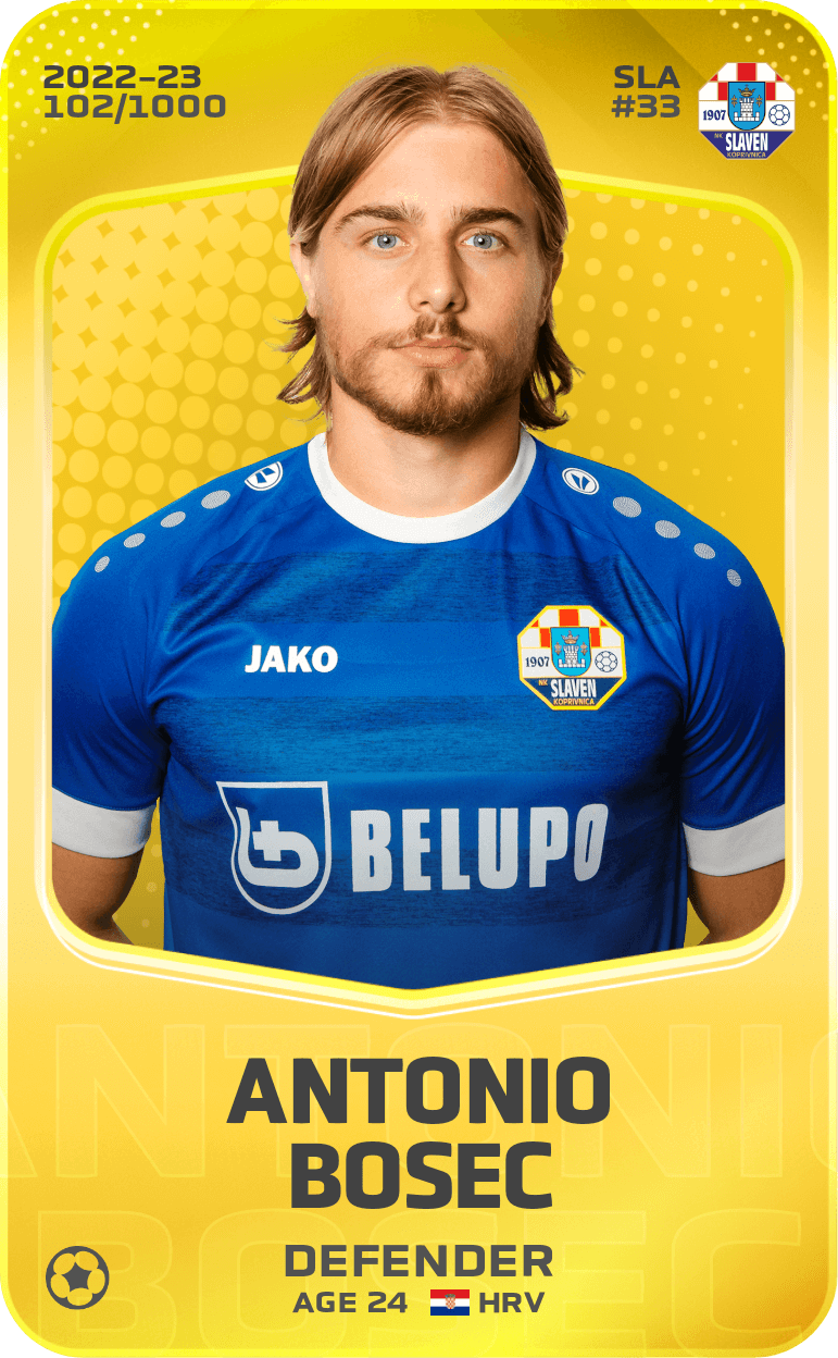 Antonio Bosec 2022-23 • Limited 102/1000