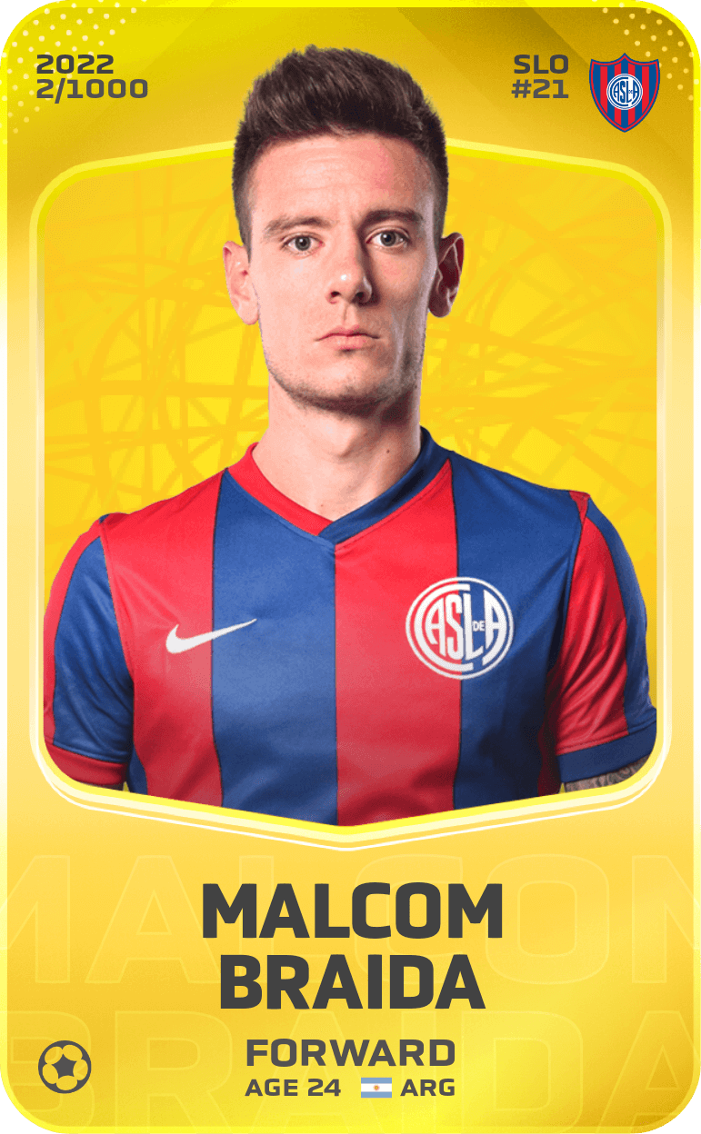 Malcom Braida 2022-23 • Limited 2/1000