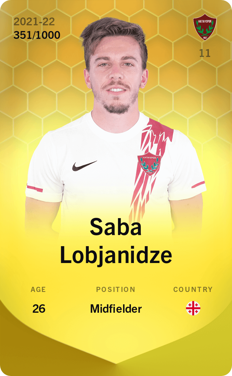 Saba Lobjanidze 2021-22 • Limited 351/1000