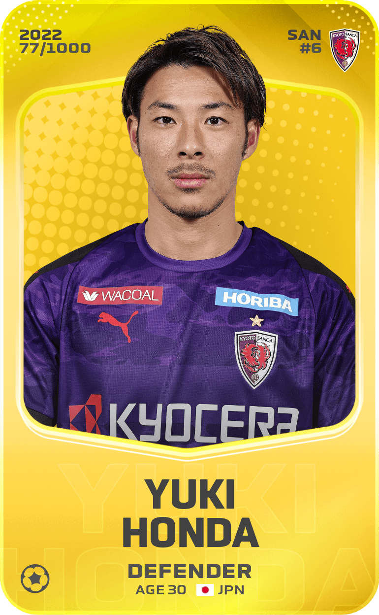 Yuki Honda 2022-23 • Limited 77/1000