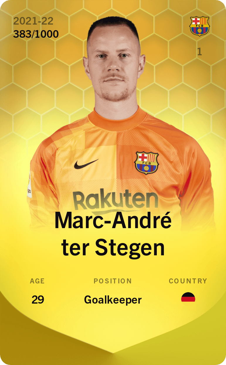 Marc-André ter Stegen 2021-22 • Limited 383/1000