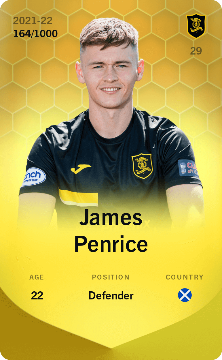 James Penrice 2021-22 • Limited 164/1000