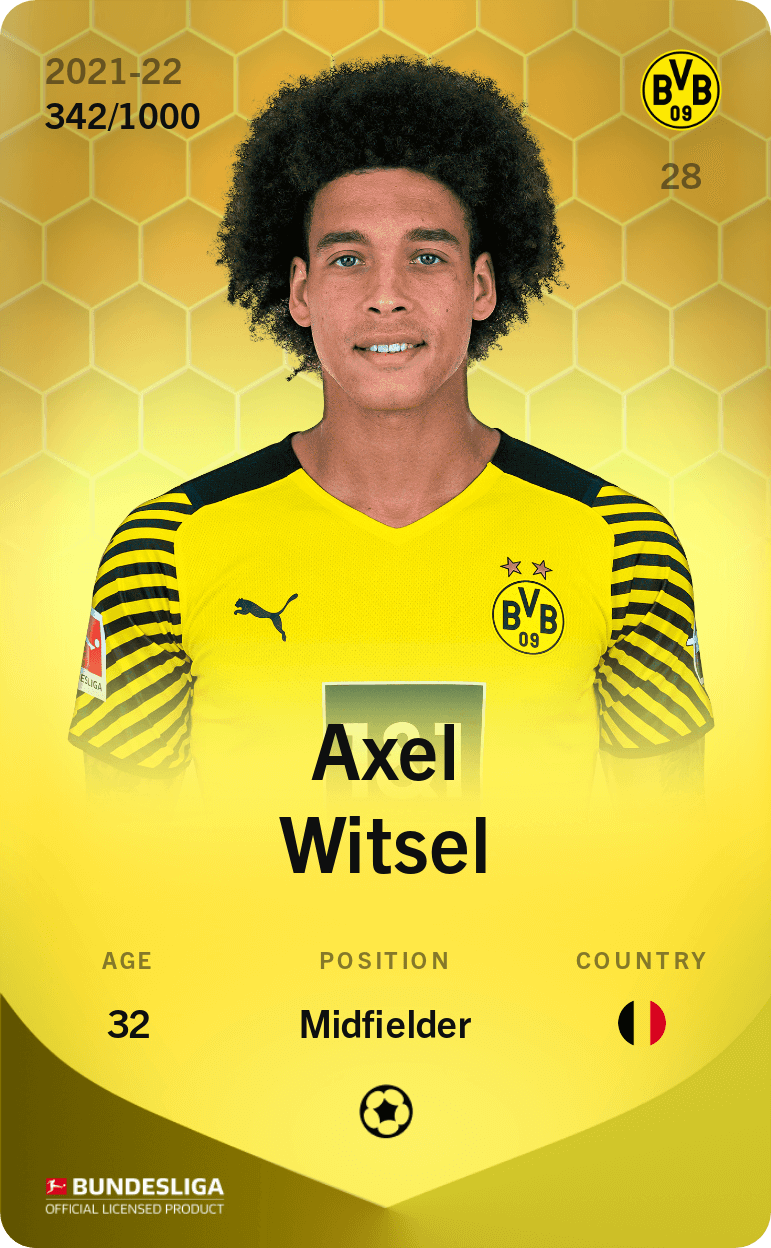 Axel Witsel 2021-22 • Limited 342/1000