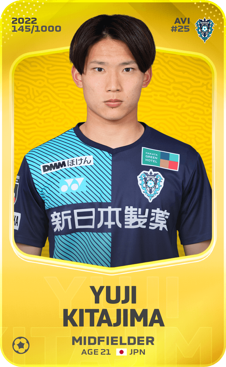 Yuji Kitajima 2022-23 • Limited 145/1000