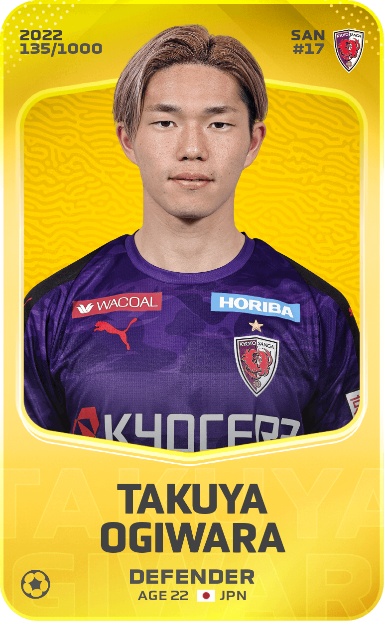 Takuya Ogiwara 2022-23 • Limited 135/1000