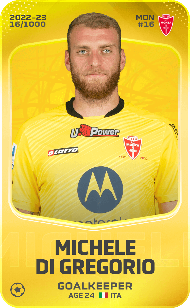 Michele Di Gregorio 2022-23 • Limited 16/1000