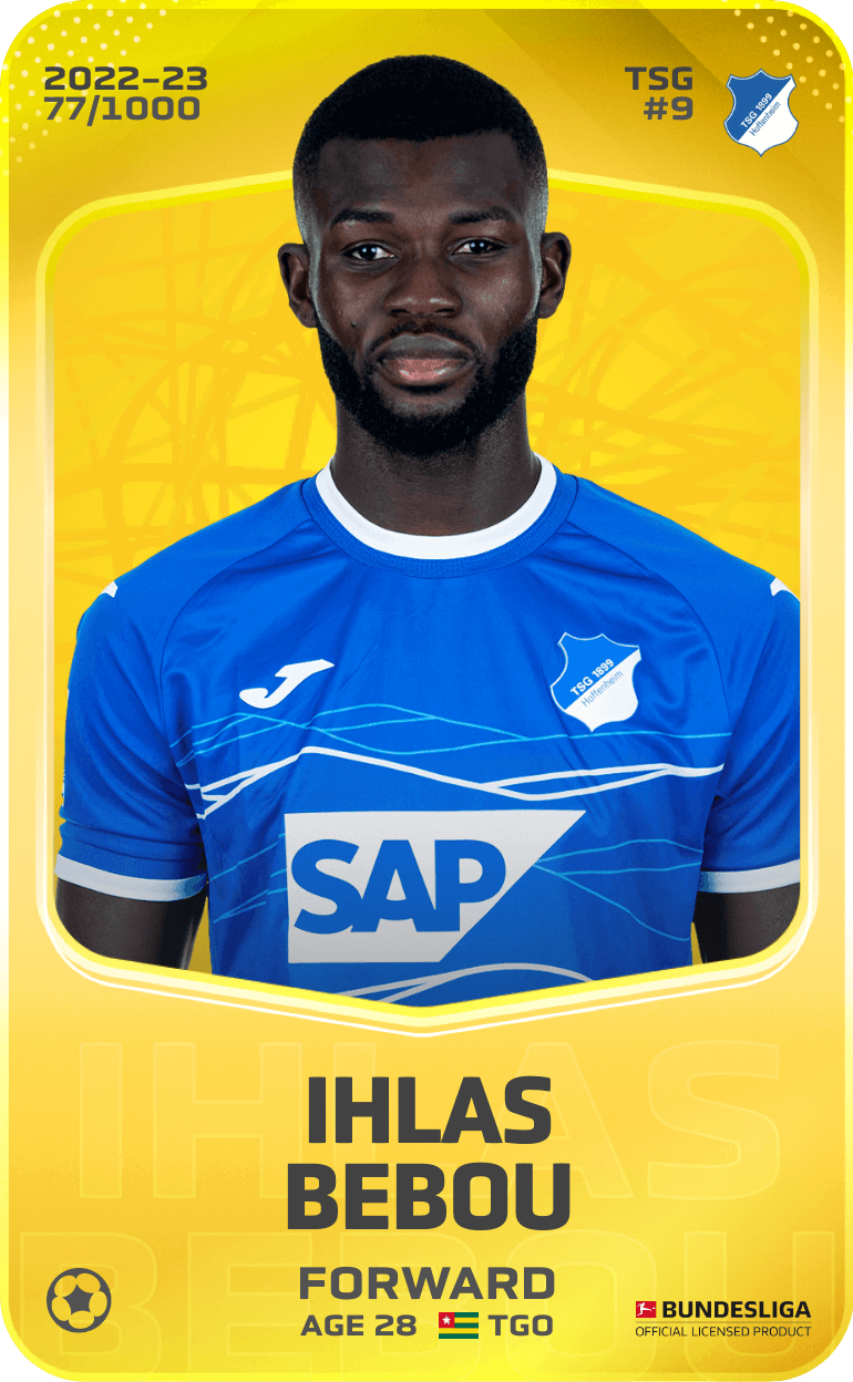 Ihlas Bebou 2022-23 • Limited 77/1000