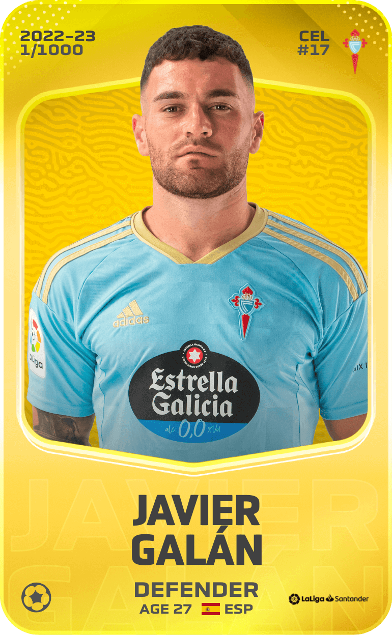 Javier Galán 2022-23 • Limited 1/1000