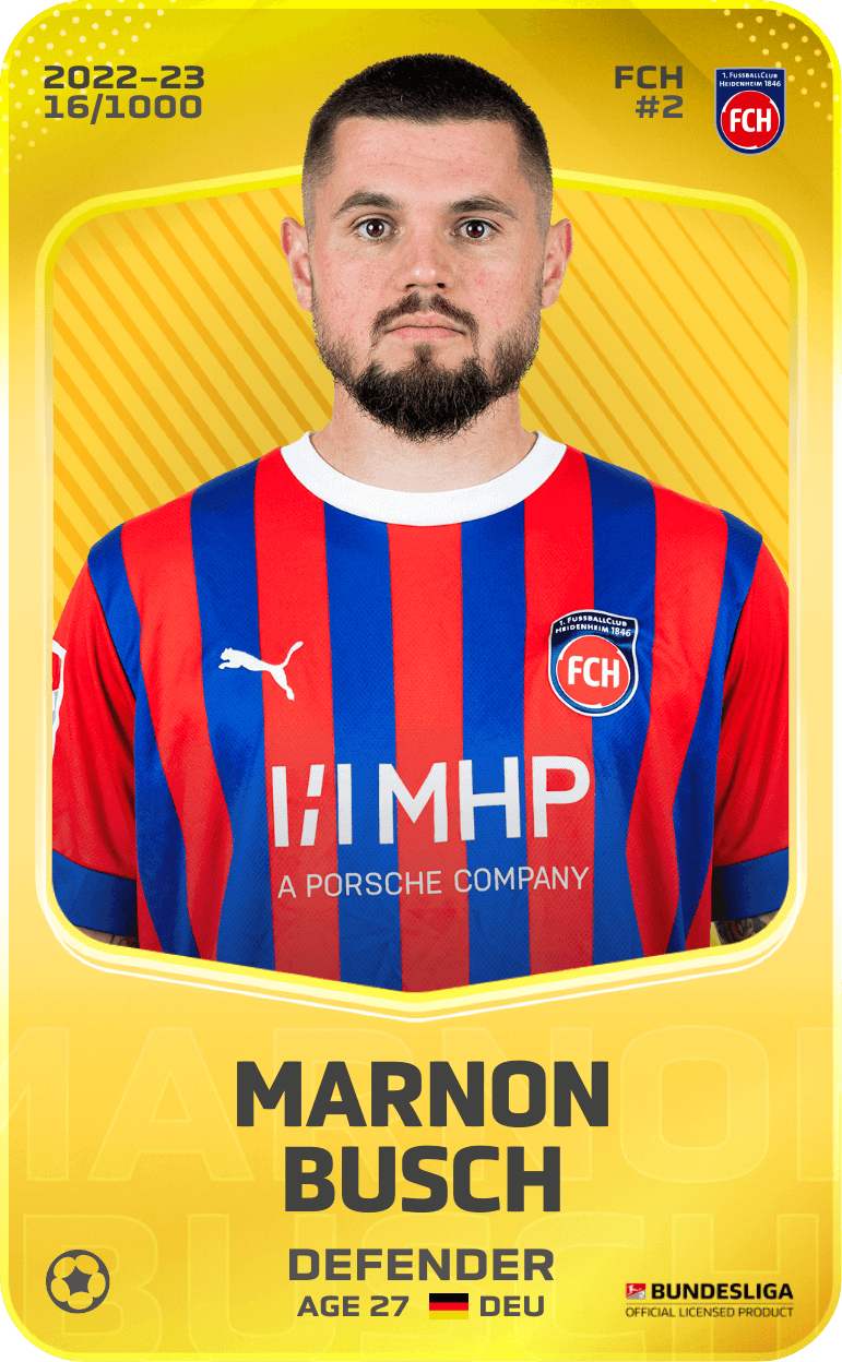 Marnon Busch 2022-23 • Limited 16/1000