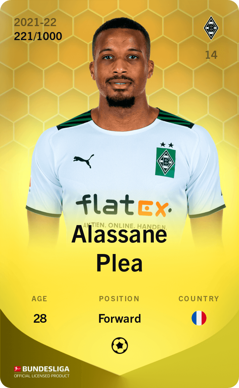 Alassane Plea 2021-22 • Limited 221/1000