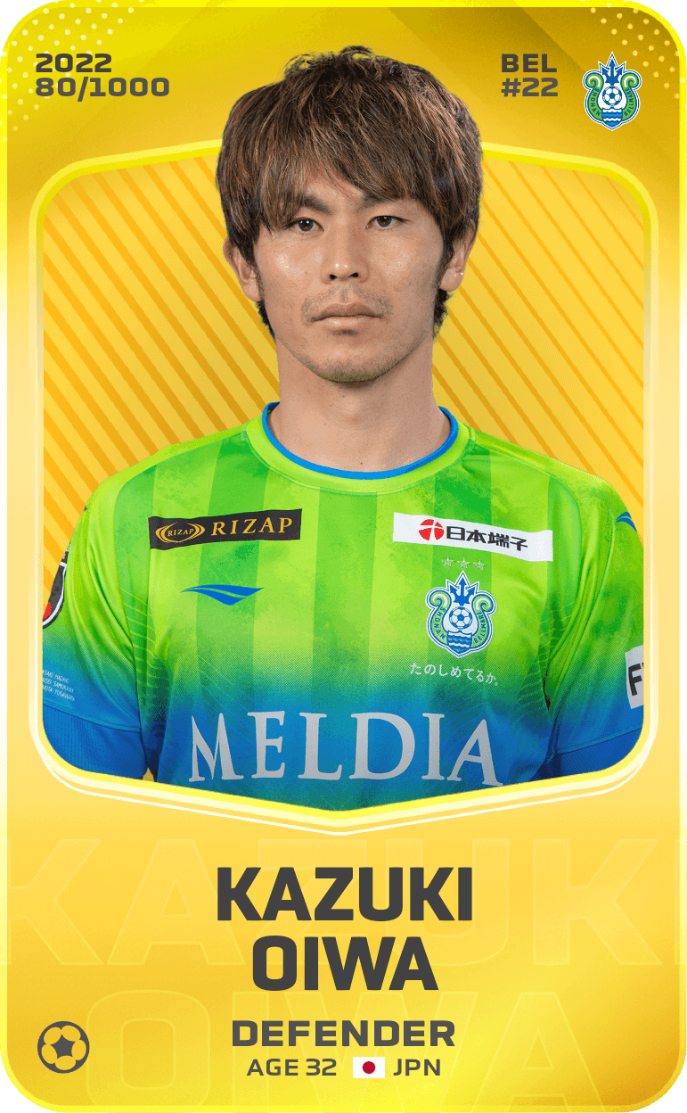 Kazuki Oiwa 2022-23 • Limited 80/1000