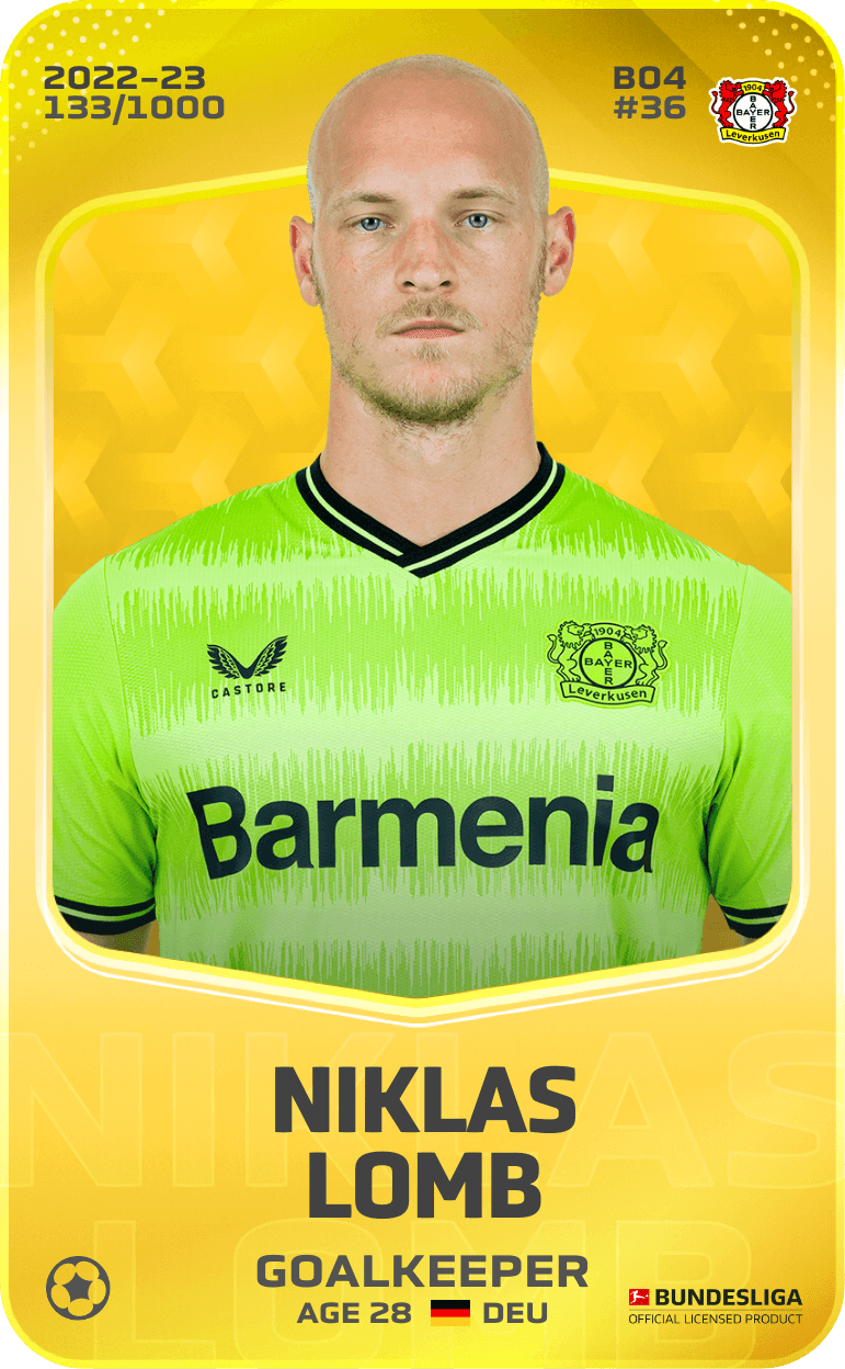 Niklas Lomb 2022-23 • Limited 133/1000