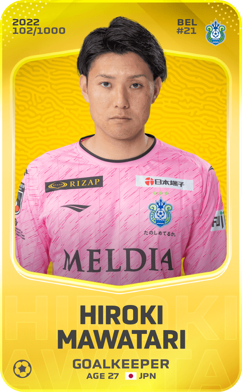 Hiroki Mawatari 2022-23 • Limited 102/1000
