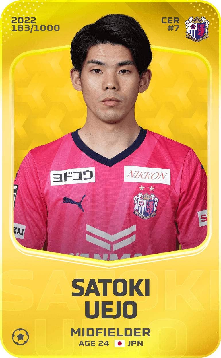 Satoki Uejo 2022-23 • Limited 183/1000