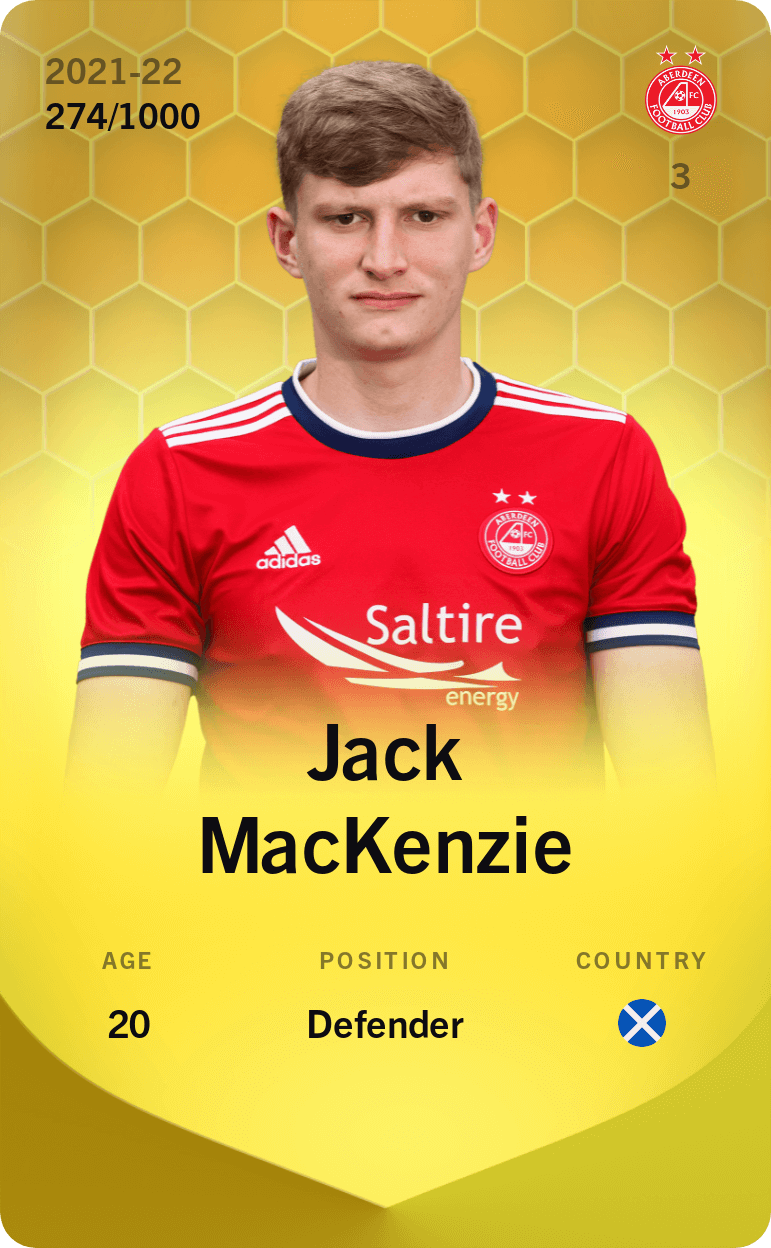 Jack MacKenzie 2021-22 • Limited 274/1000