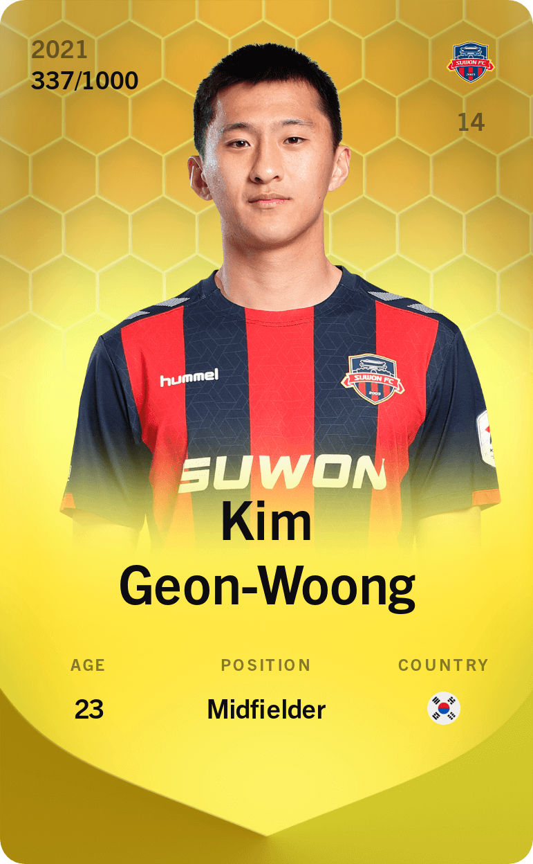 Kim Geon-Woong 2021-22 • Limited 337/1000