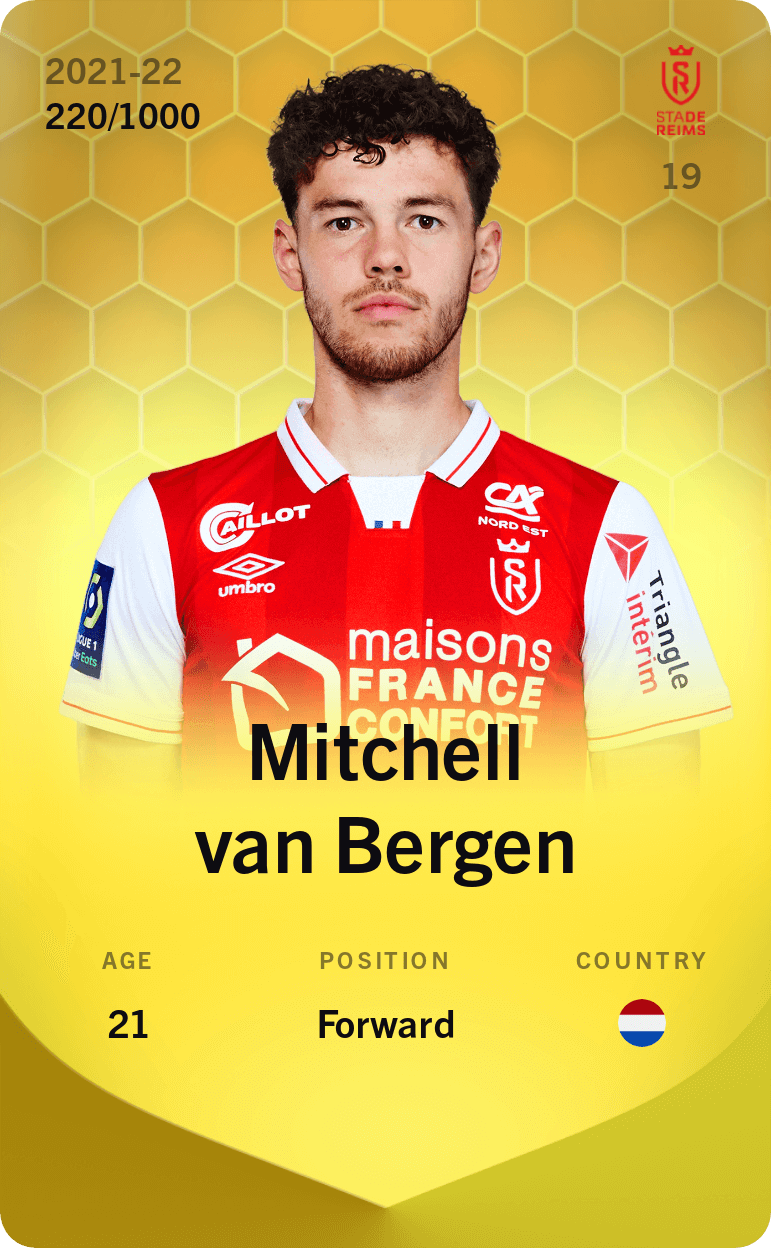 Mitchell van Bergen 2021-22 • Limited 220/1000