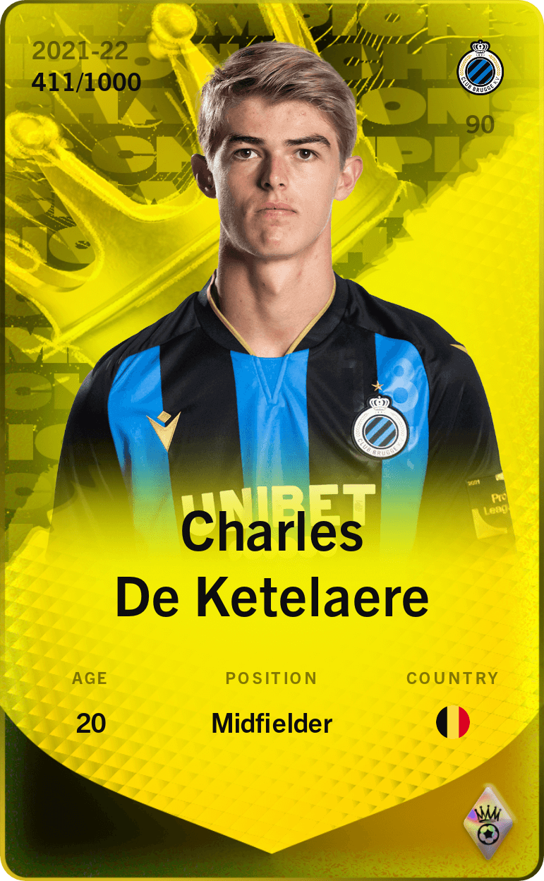 Charles De Ketelaere 2021-22 • Limited 411/1000