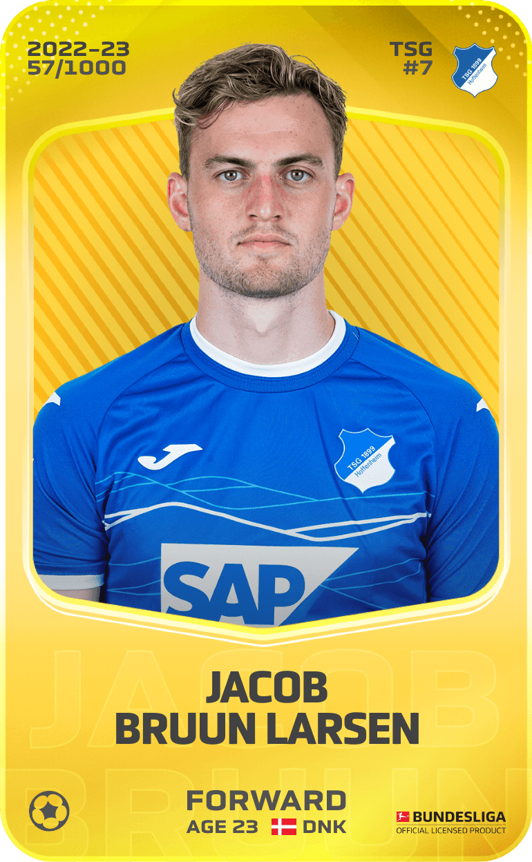 Jacob Bruun Larsen 2022-23 • Limited 57/1000